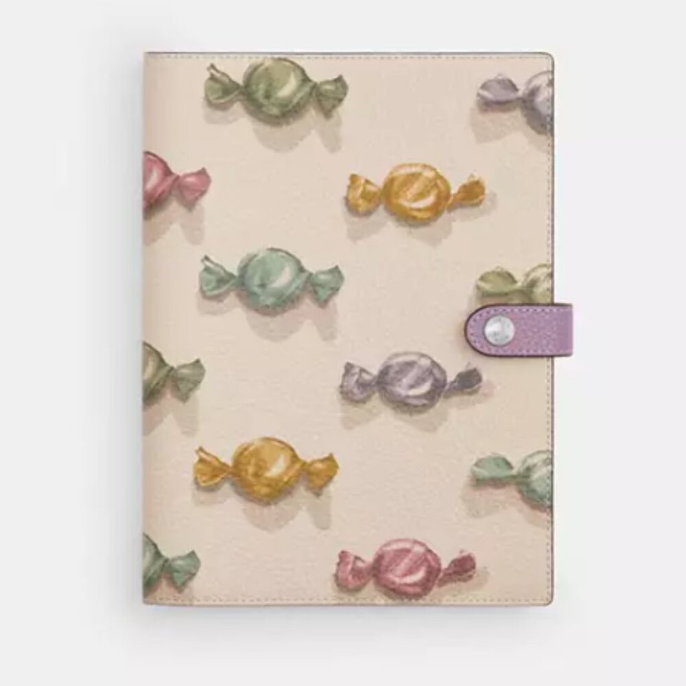 Notebook With Candy Print